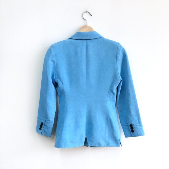 Smythe low-button electric blue Blazer - size 2 - Picture 2 of 8